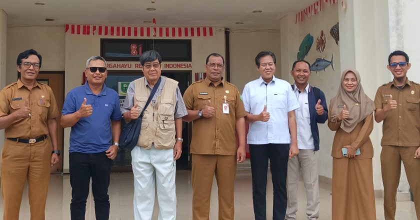Evaluasi Pembangunan SKPT Ranai, Tim JICA Tinjau Lokasi dan Sepakati Perbaikan Seawall